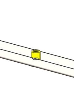 Upper traverse w/ rivet nut turkey feeder 20Kg